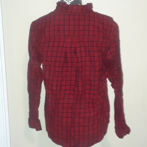 red button down shirt - Picture 3 of 3